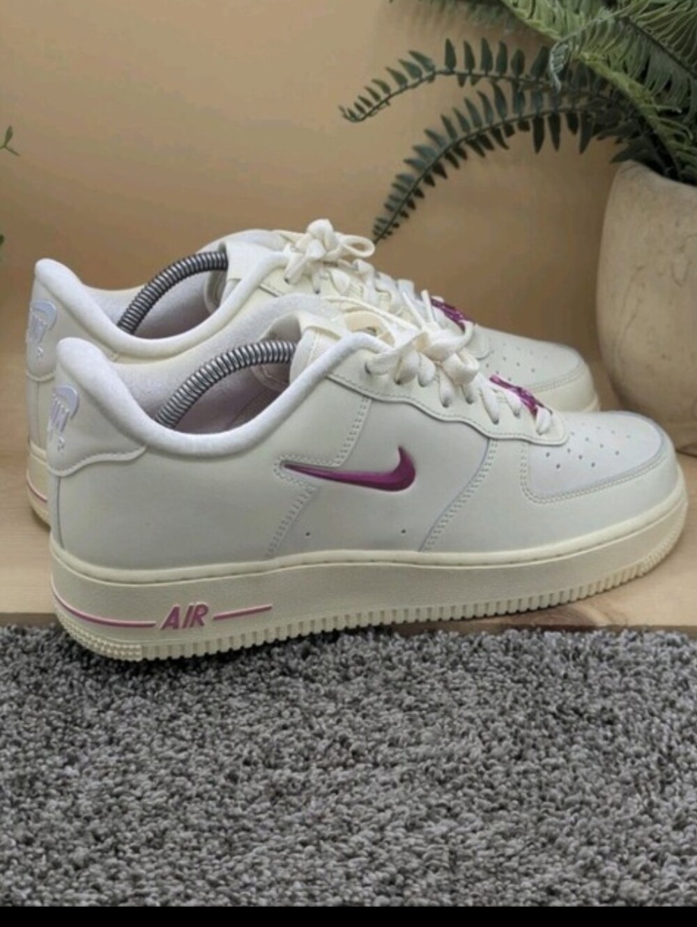 Nike Air Force 1 Low '07 Womens Size 10.5 Just Do It  Leather Shoes Casual